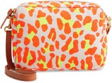 Thumbnail for your product : Clare Vivier Midi Neon Print Suede Crossbody Bag