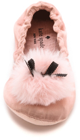 Thumbnail for your product : Kate Spade Camden Pom Pom Slippers