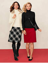 Thumbnail for your product : Talbots Button-Cuff Ribbed Turtleneck Sweater - Donegal