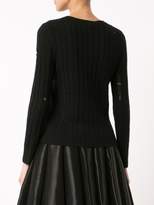Thumbnail for your product : Marc Jacobs cashmere holey cable knit top