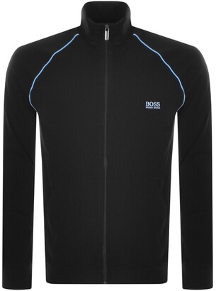boss bodywear full zip sweatshirt black