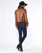Thumbnail for your product : Veronica Beard Lafayette Leather Jacket