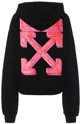 off white hoodie black pink