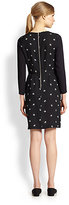 Thumbnail for your product : Band Of Outsiders Daisy-Embroidered Silk Dress