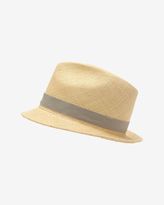 Thumbnail for your product : Hat Attack Grey Ribbon Trim Panama Hat