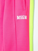 Thumbnail for your product : Msgm Kids Side Stripe Track Trousers