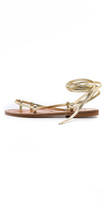 Thumbnail for your product : K. Jacques Bikini Wrap Flat Sandals