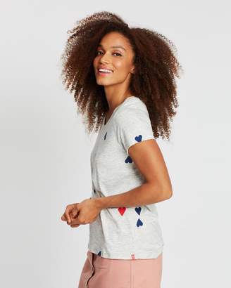 Maison Scotch All Over Printed SS Tee