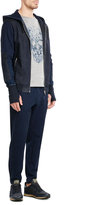 Thumbnail for your product : Alexander McQueen Patchwork Denim Hooded Jacket