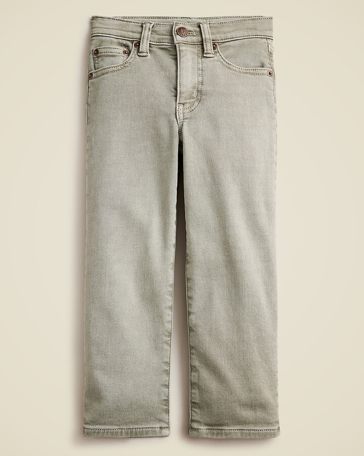 Kids' classic-fit garment-dyed stretch jean
