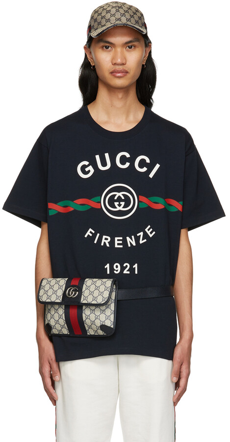 Gucci T-shirt For Boy in Blue