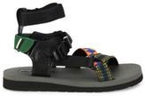 Thumbnail for your product : Prada Strappy Grip-Tape Sandals