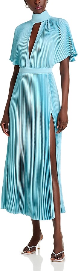 L'Idee Anais Pleated Dress
