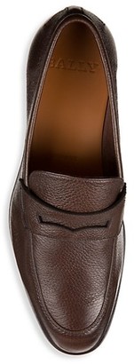 Bally Webb Grained Leather Penny Loafers