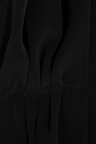 Thumbnail for your product : Nina Ricci Satin-paneled crepe dress