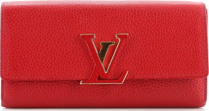 Louis Vuitton Capucines Wallet Leather - ShopStyle
