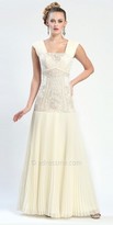 Thumbnail for your product : Sue Wong Gathered Chiffon skirt evening dresses