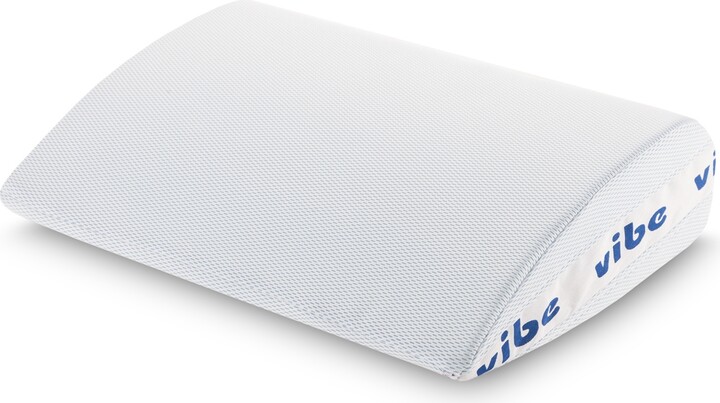 Vibe Smart Edge Multi-Position Gel Infused Memory Foam Pillow, Standard/Queen