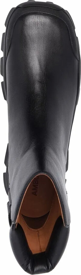 Lug-Sole Leather Boots - Image 4