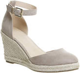 Thumbnail for your product : Office Marsha Closed Toe Espadrille Wedges Taupe