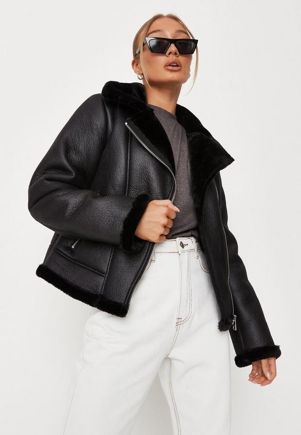 petite size leather jackets