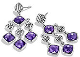 Thumbnail for your product : David Yurman Sculpted Cable Chandelier Earrings with Amethyst