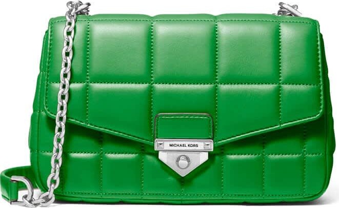 Michael Kors Soho Small Green Crossbody Bag - ShopStyle