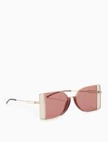 Thumbnail for your product : Calvin Klein window pane sunglasses