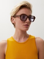 Thumbnail for your product : Jacques Marie Mage Taos Square Acetate Sunglasses