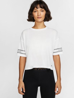 White Nike Crop Top | Shop the worldâs largest collection of fashion | ShopStyle UK