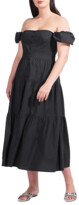 Thumbnail for your product : STAUD Elio Puff-Sleeve Prairie Dress