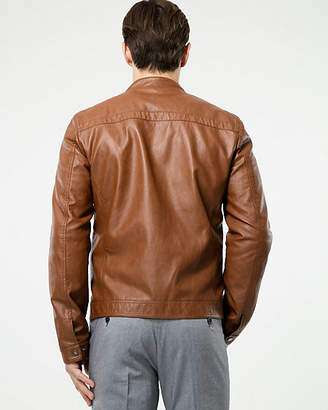 Le Château Faux Leather Motorcycle Jacket
