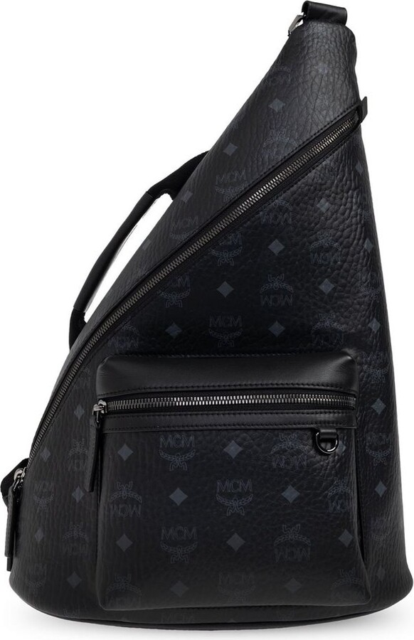 MCM One Shoulder Zipped Backpack