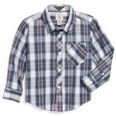 Thumbnail for your product : Volcom 'Weirdoh' Plaid Long Sleeve Shirt (Toddler Boys)