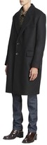 Thumbnail for your product : Dries Van Noten Rabbe Long Wool-Blend Coat