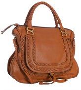 Thumbnail for your product : Chloé tan calfskin braided leather 'Marcie' large shoulder bag