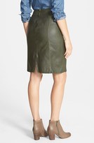 Thumbnail for your product : Lucky Brand Leather Straight Skirt