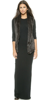 Thumbnail for your product : Enza Costa Cashmere Side Slit Dress