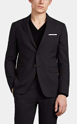 John Vizzone Men's Virgin Wool Two-Button Suit - Charcoal