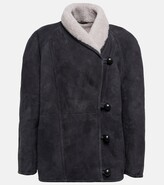 Abeni shearling-lined suede jacket 