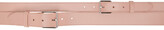 Thumbnail for your product : Alexander McQueen Pink Double Buckle Belt