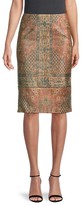 Thumbnail for your product : Kobi Halperin Faux Suede Print Pencil Skirt