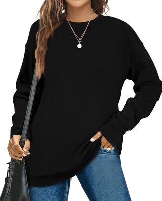 XIEERDUO Womens Tunic Tops Long Sleeve Oversized Sweatshirts for Women 