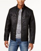 Thumbnail for your product : Buffalo David Bitton Textured Faux-Leather Jacket