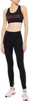 Thumbnail for your product : Calvin Klein Performance Mesh-paneled Printed Stretch Sports Bra