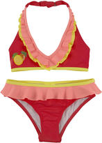 Thumbnail for your product : Kiwi Stretch lycra bikini - Red, orange and yellow