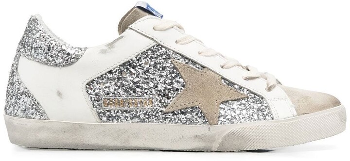 sparkly trainers black