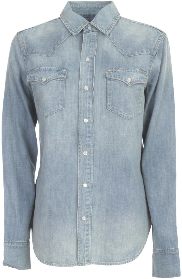 ladies ralph lauren denim shirt