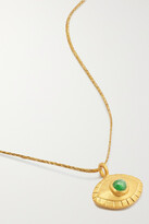 Thumbnail for your product : Pippa Small 18-karat Gold, Cord And Tsavorite Necklace - One size