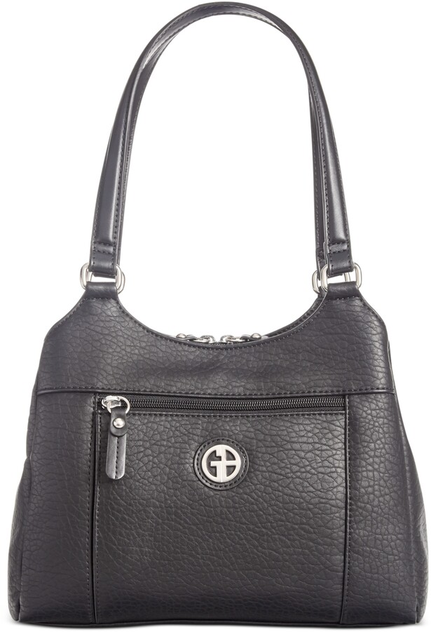 Giani Bernini bag | Vintage leather bag, Orange shoulder bags, Black leather  bags